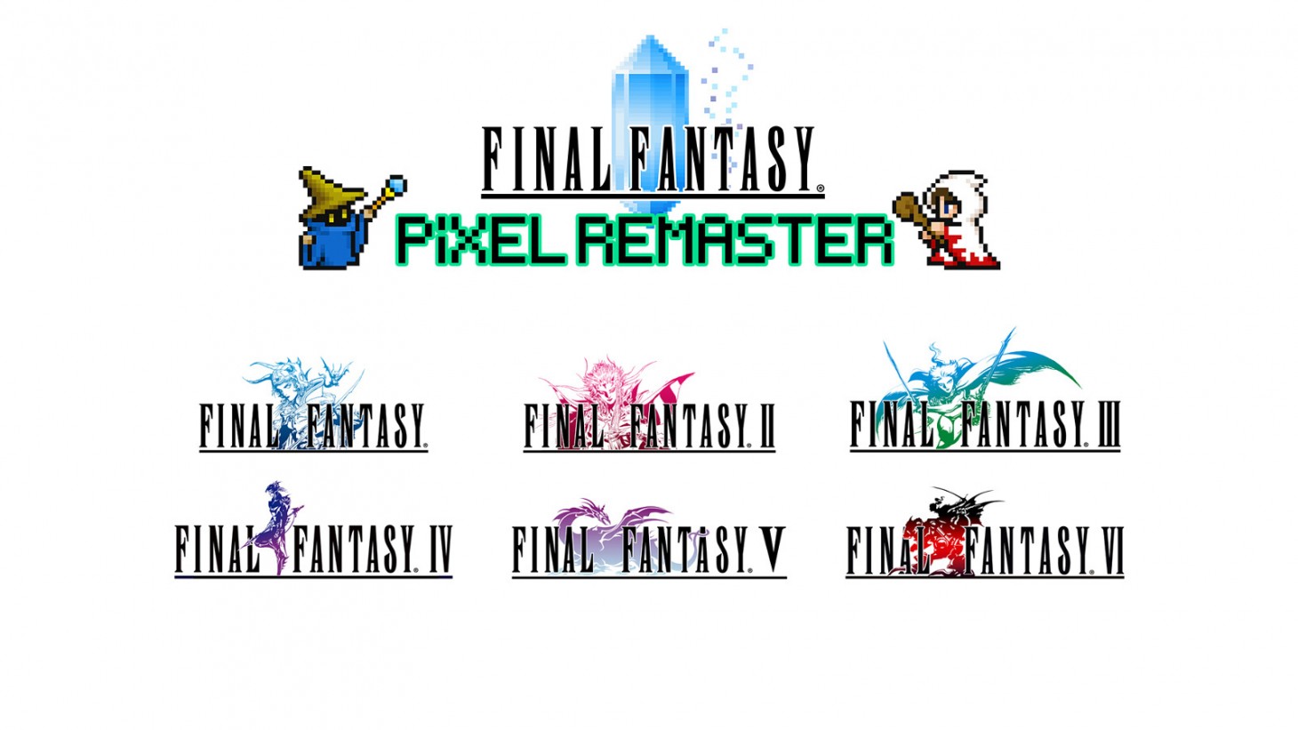 Final Fantasy I am to VI get a Pixel remaster series